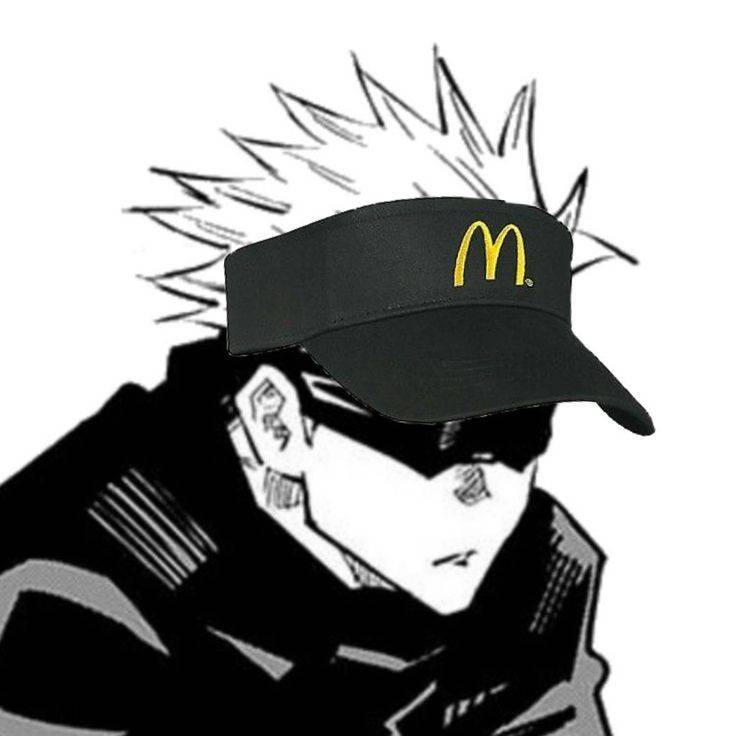 Satoru Gojo im McDonald's Stil